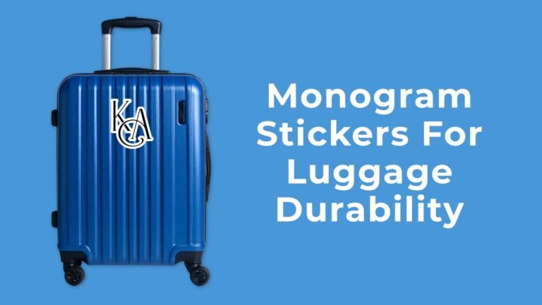 Durable Luggage Sticker